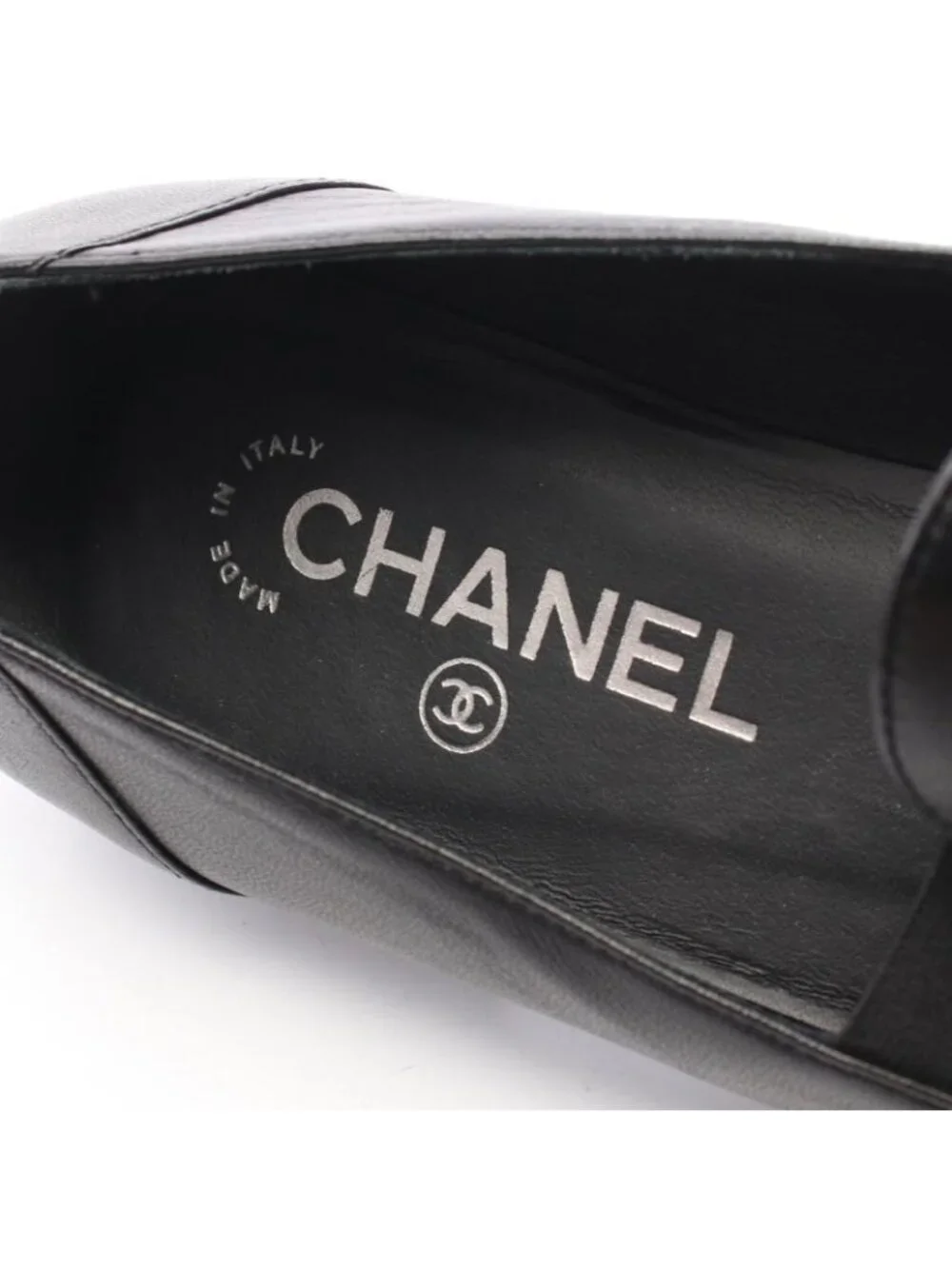 Chanel CC Logo Opera Shoes Leather - Picture 5 of 11